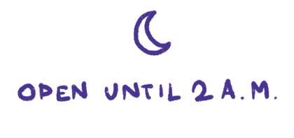 Open until 2 a.m.